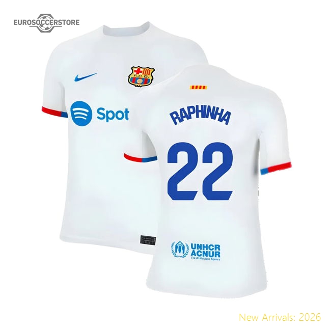 Barcelona 2024-25 Away Fan Version For Kids (Raphinha Football Shirt