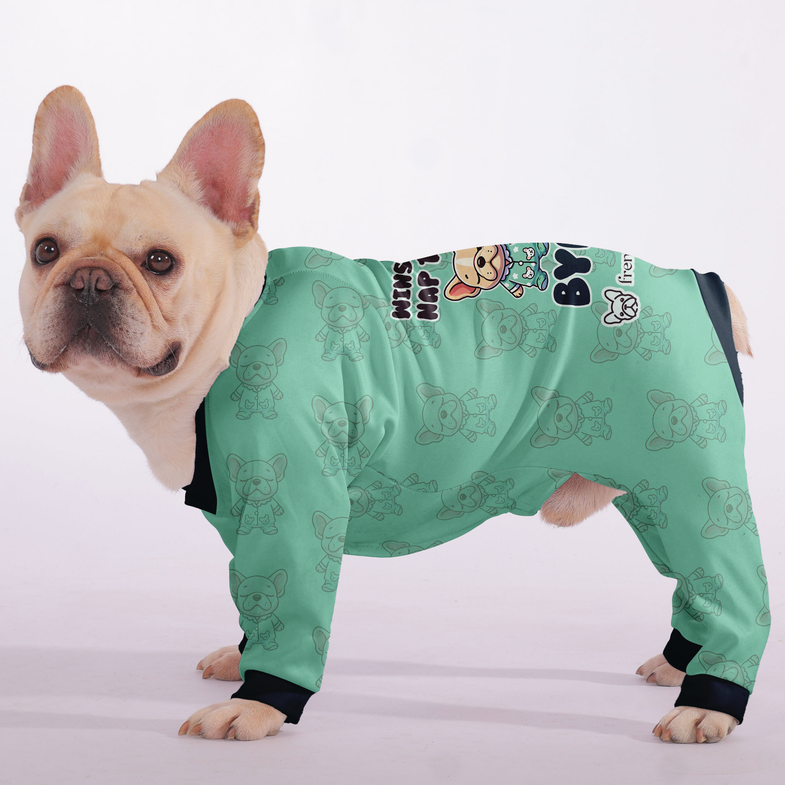 Chanel - Personalized French Bulldog Pajamas with Frenchie’s Name – Ultra-Soft, Cozy, and Adorably Stylish!