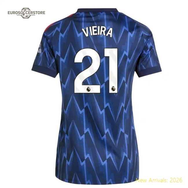 2025-2026 Arsenal Womens Luxury Jersey Vieira Climacool