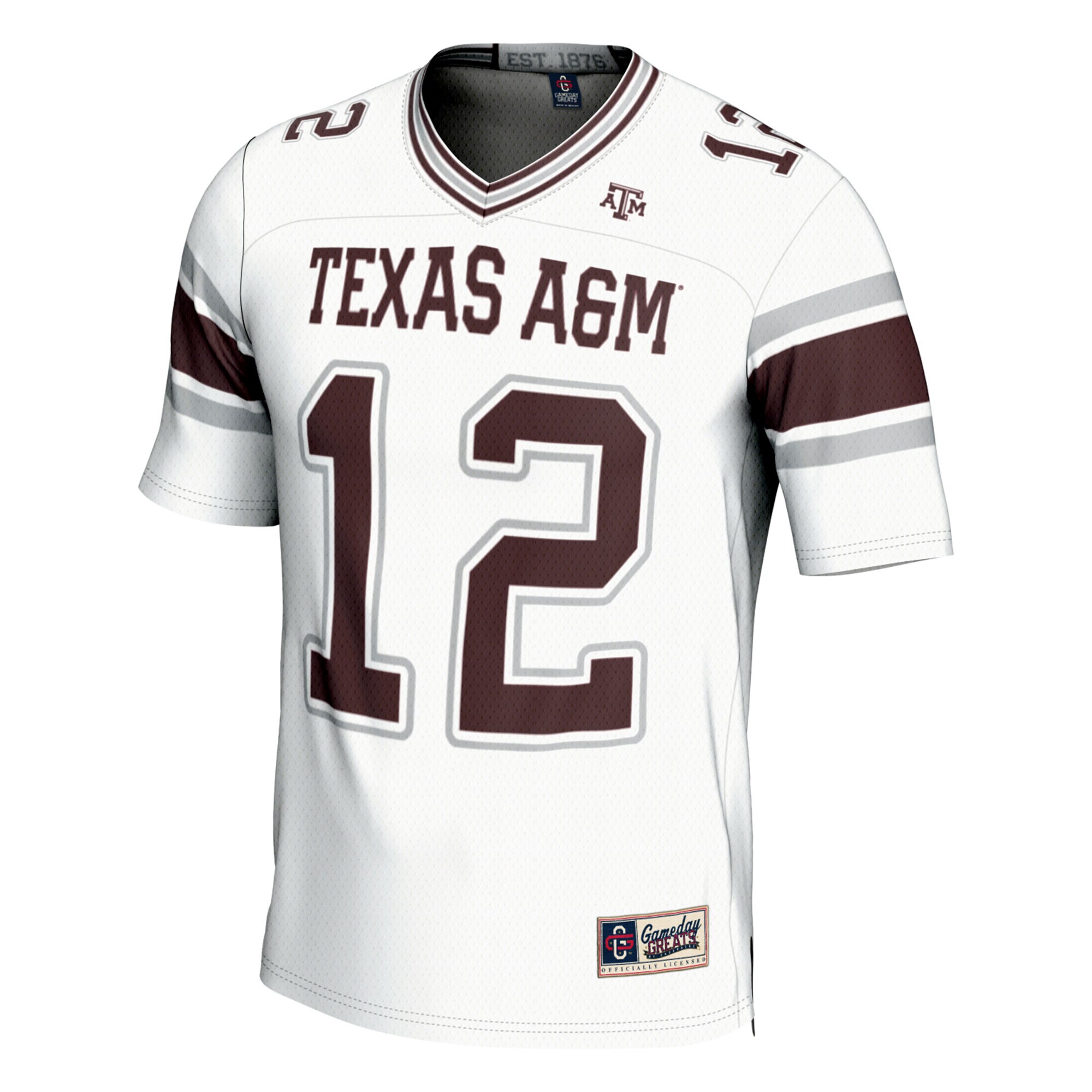 [NJP] Texas A&M Aggies GameDay Greats Football Lightweight Fashion Jersey - White