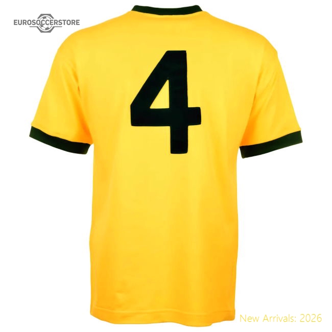 Brazil 1970 Jersey Football Fan Apparel For Football Supporter Collection