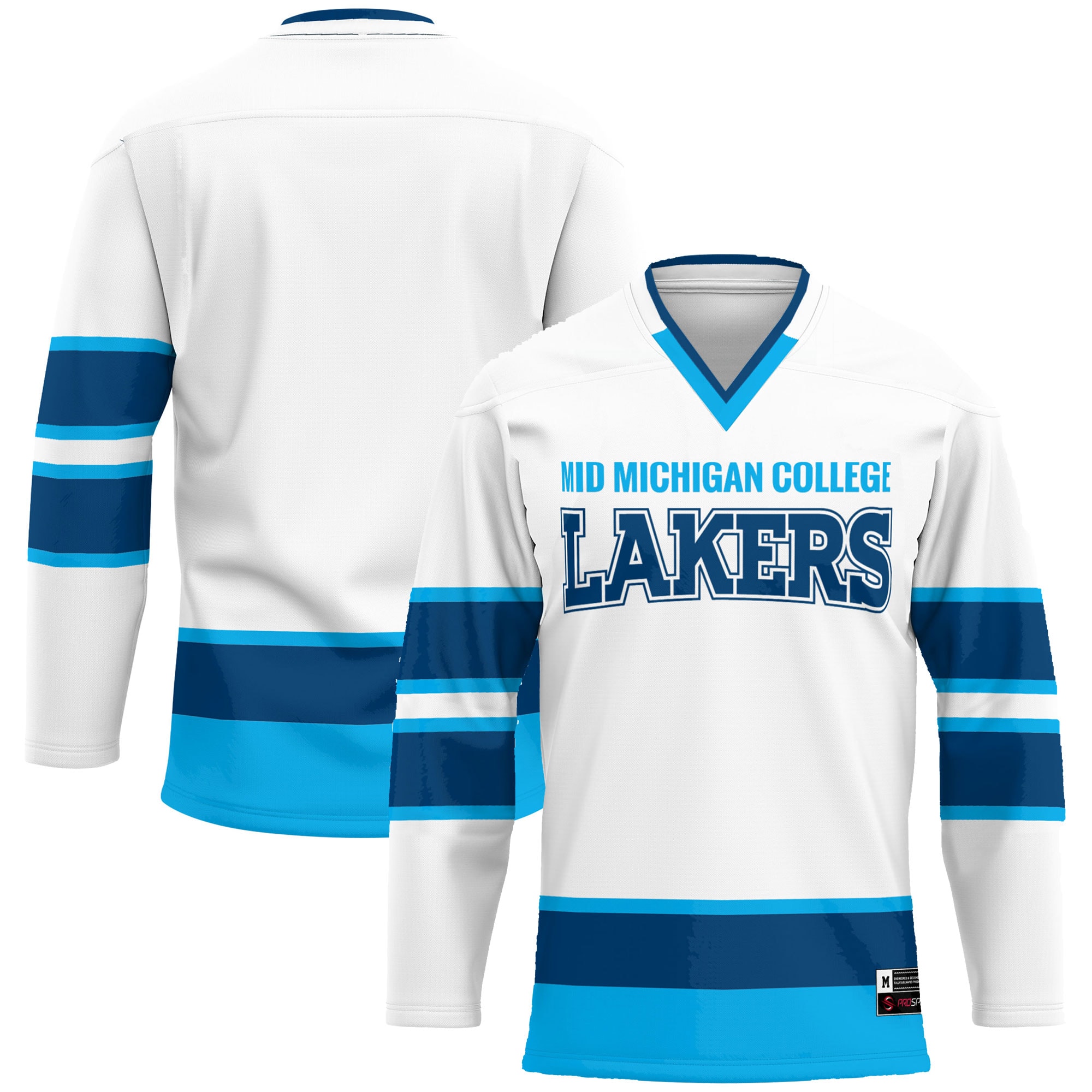 [DDG] Mid Michigan College GameDay Greats Hockey Jersey - White