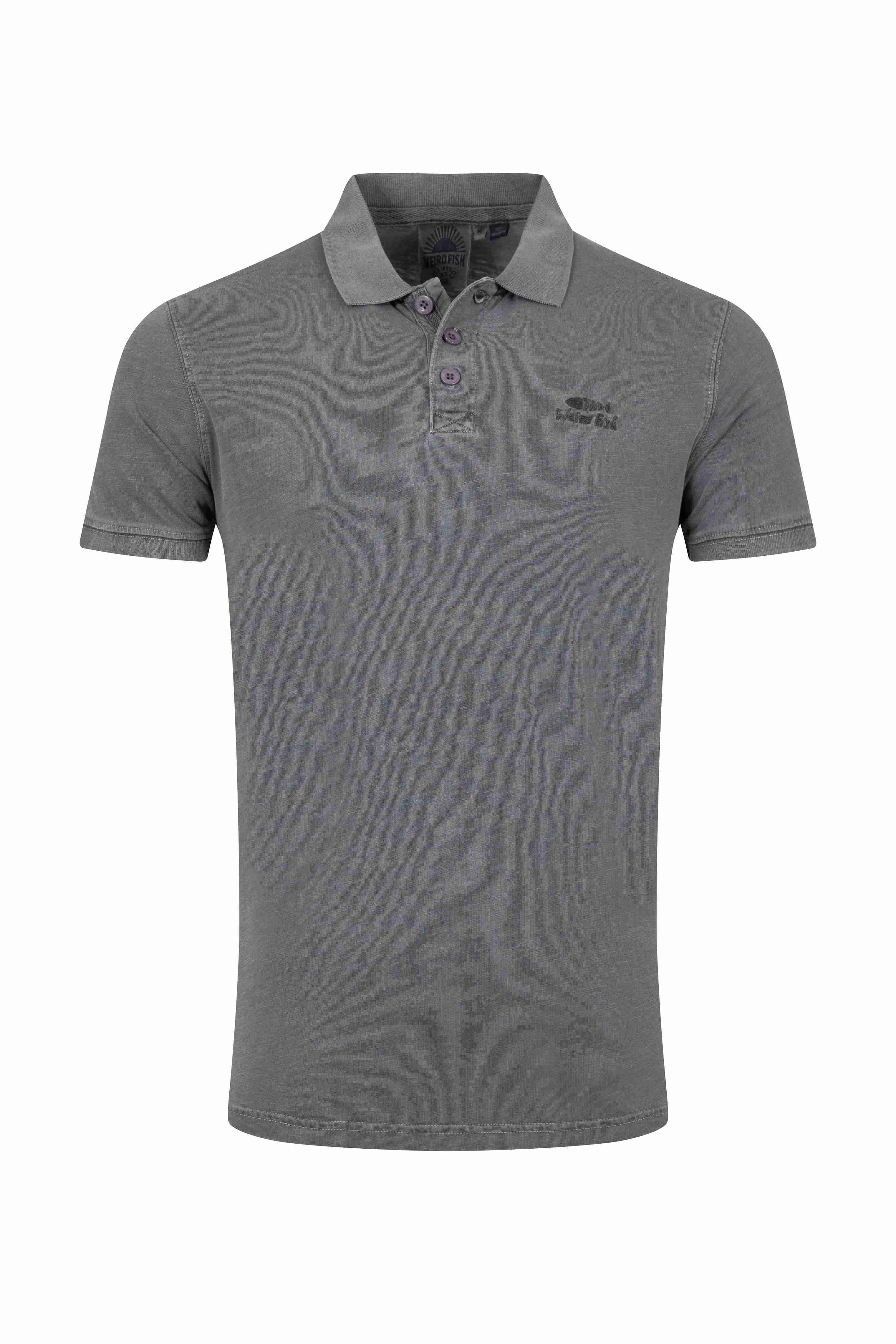 Indy Slub Polo Shirt Coal