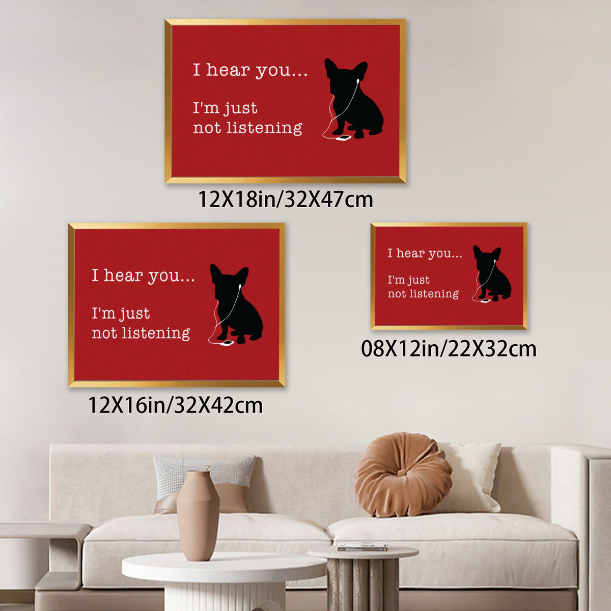 Hear - Casual Framed Poster • Wall Decoration Casual Wear | Trendy Style