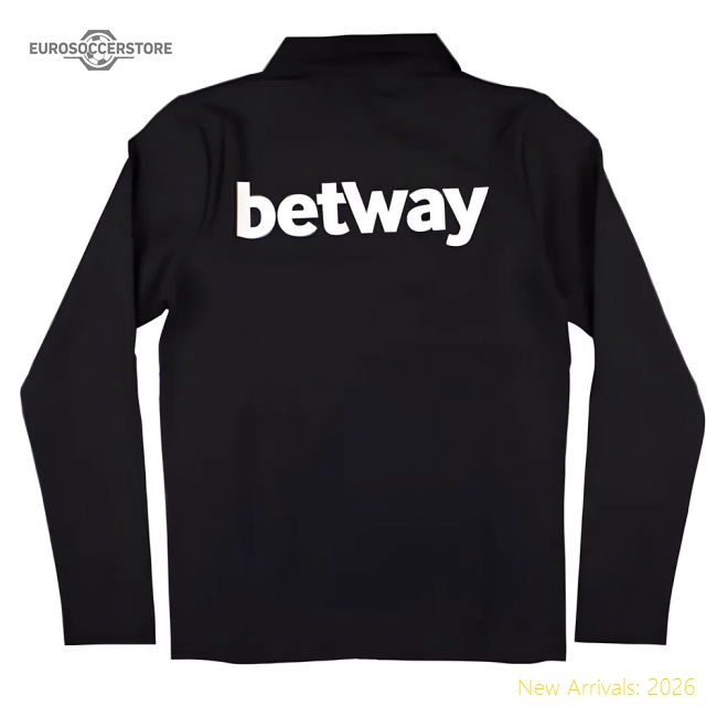 2024-2025 West Ham Presentation Jacket (black) - Excellent Value