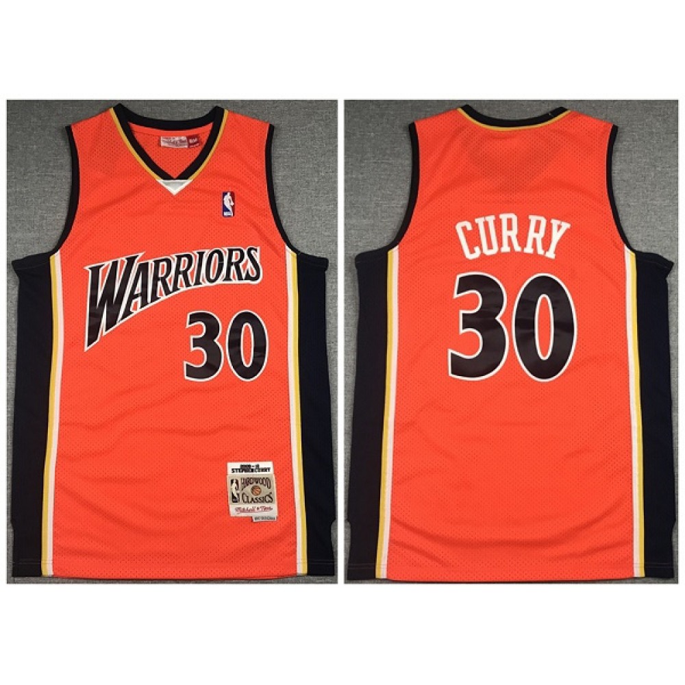Limited Edition Golden State Warriors Stephen Curry30 Jersey - Orange
