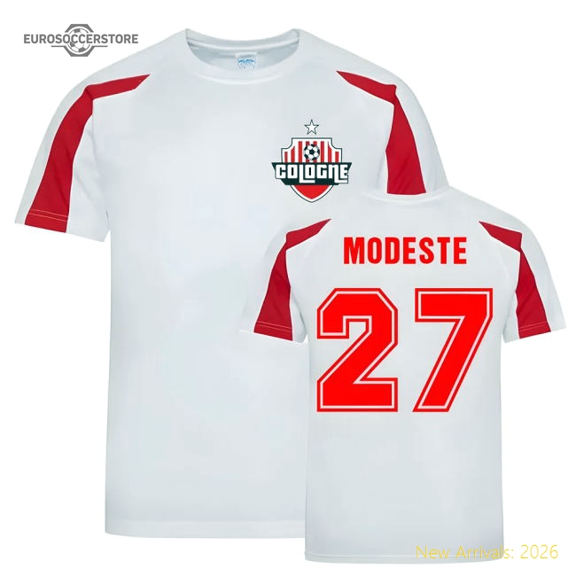 Genuine Anthony Modeste Cologne Sports Training Jersey (White)