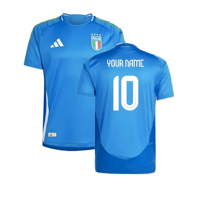 2024-2025 Italy Authentic Home Shirt (Your Name) Netherlands