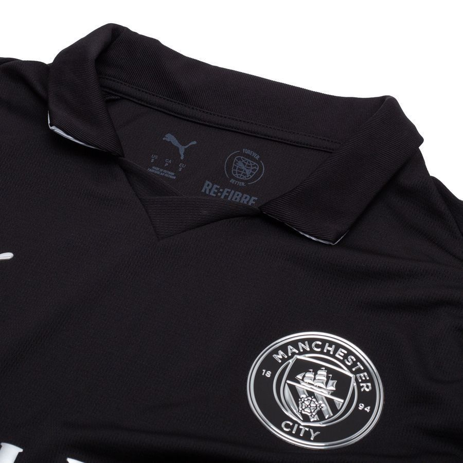 Manchester City Away Shirt 2025/26 Kids Long Sleeves
