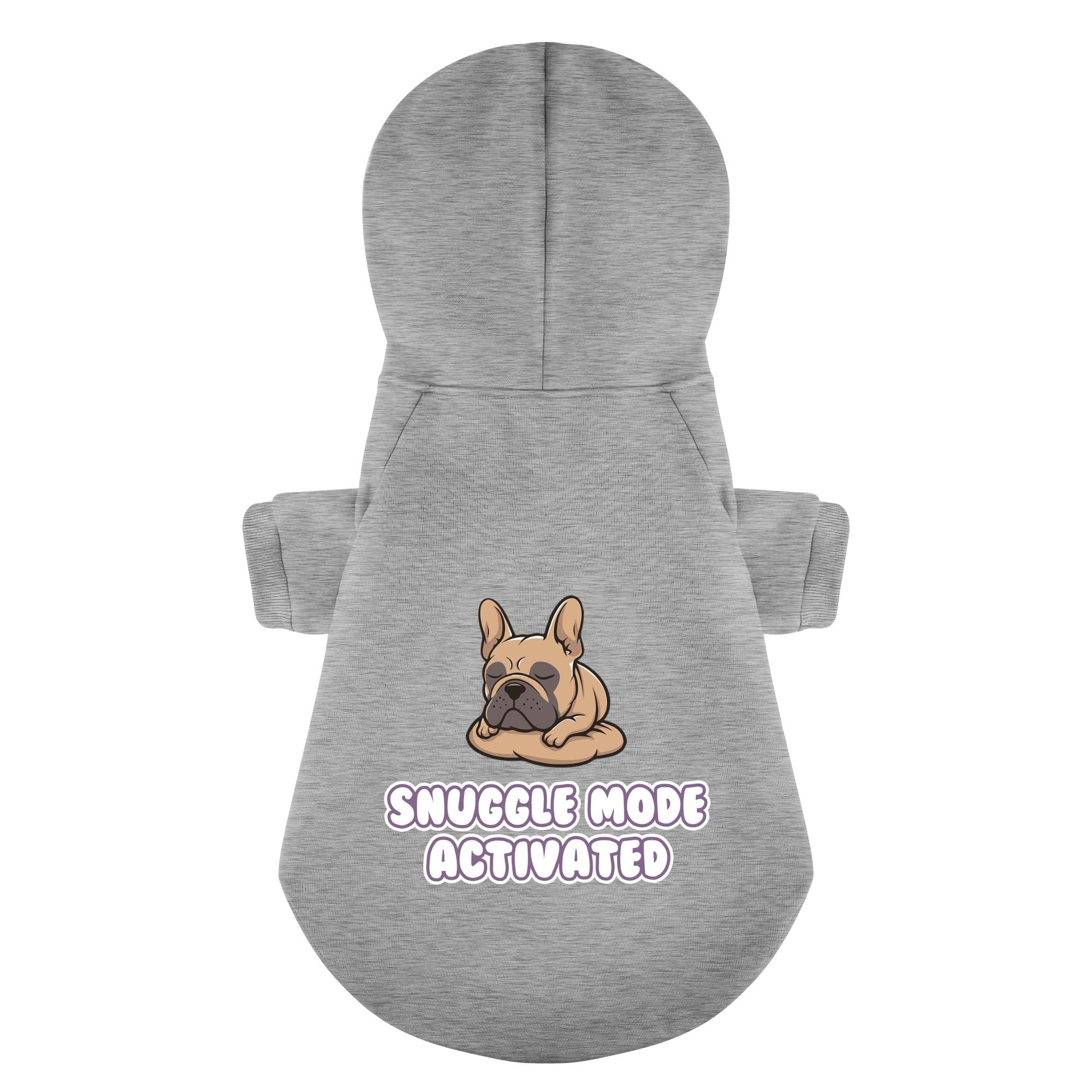 Snuggle mode Activated - Personalized French Bulldog Hoodies with Funny Quotes – Stylish, Cozy, and Premium 100% Cotton