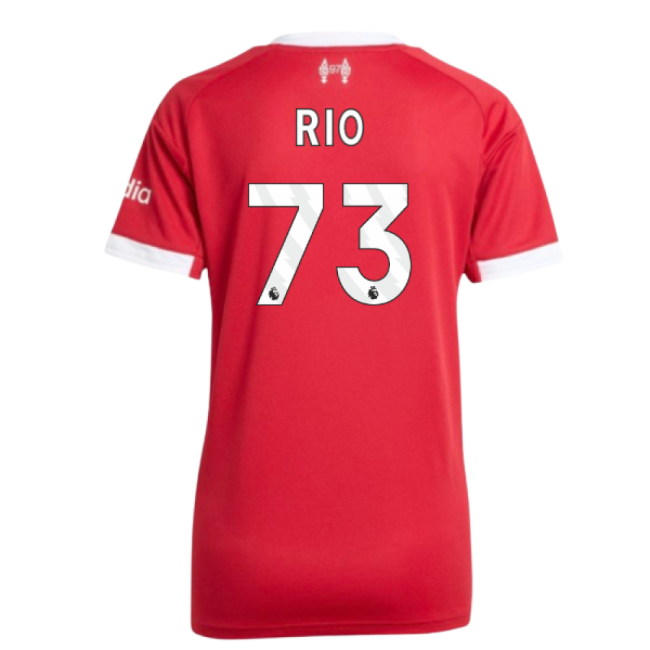 Licensed Liverpool Liverpool Home Shirt Womens Rio #73 Elite Perfo...