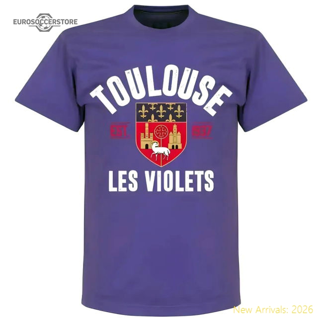 Performance Best-Selling Toulouse Established T-Shirt - Purple