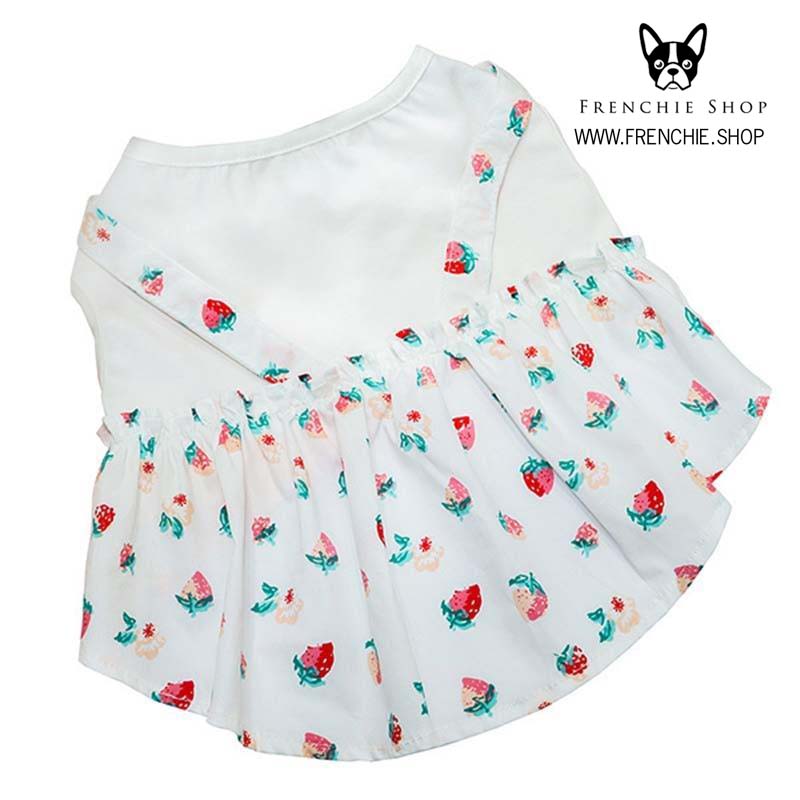 Frenchie Summer Dress Floral Cotton (W305)