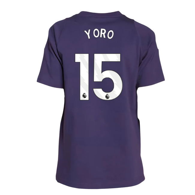 Genuine Copy Man Utd Training Supporter Shirt for Kids (Yoro 15)