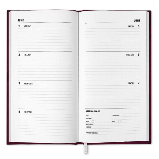 Diary 2026 Elite Style Aston Villa Home Professional Jersey 2025-2026