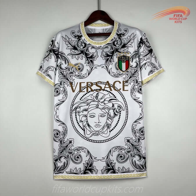 Italy 23-24 Special Versace White Football Kit