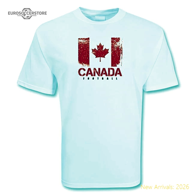 Canada National Teams Football T-Shirt Xsb (3-4 Years) Fan Edition