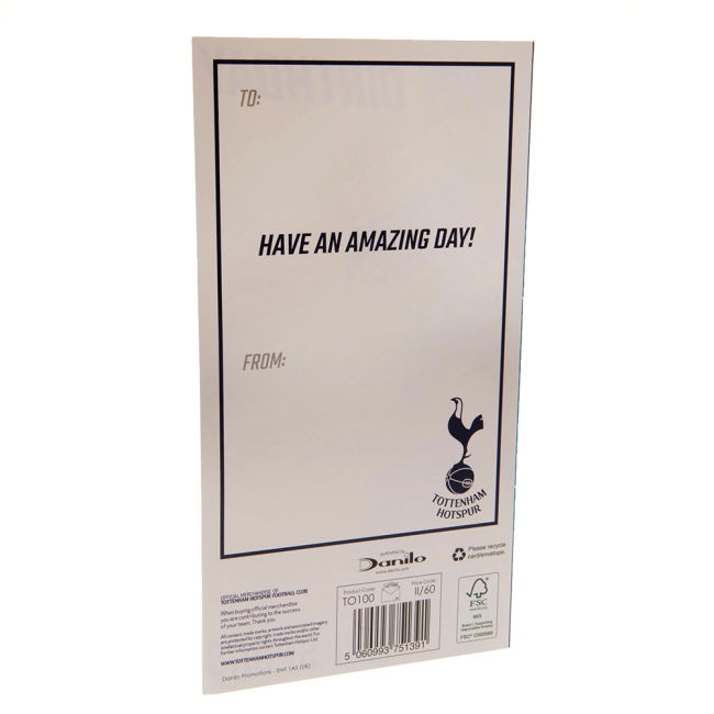 Women's Tottenham Hotspur FC Crest Birthday Card