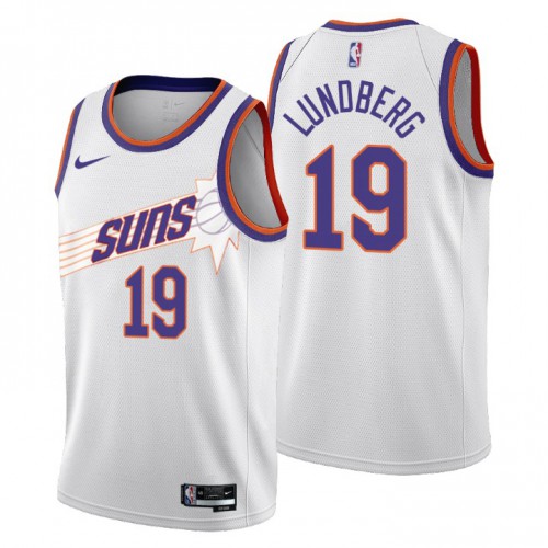 White Nike Phoenix Suns #19 Suns Jersey - High-Quality Polyester
