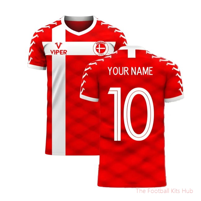 Denmark 2025-2026 Home Concept Football Kit (Viper) (Your Name)