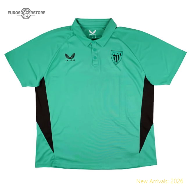 Supporter 2024-2025 Athletic Bilbao Presentation Polo Shirt (Mint)