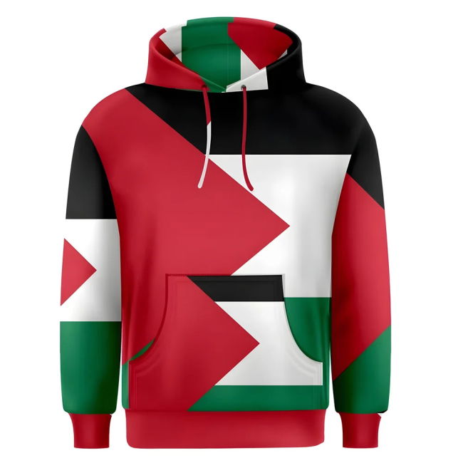 Premium-Quality Fan-Favorite Palestine Sublimated Flag Hoody