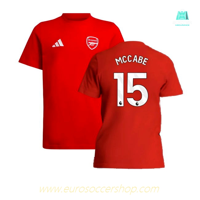 2024-2025 Arsenal Tee (Red) - Kids (McCabe 15)