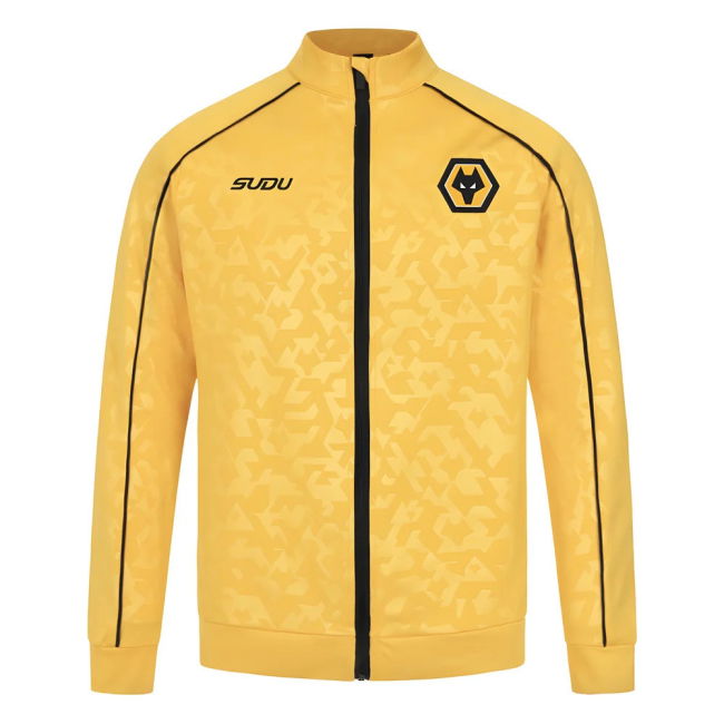 Adult 2024-2025 Wolves Pre Match Anthem Jacket - Gold