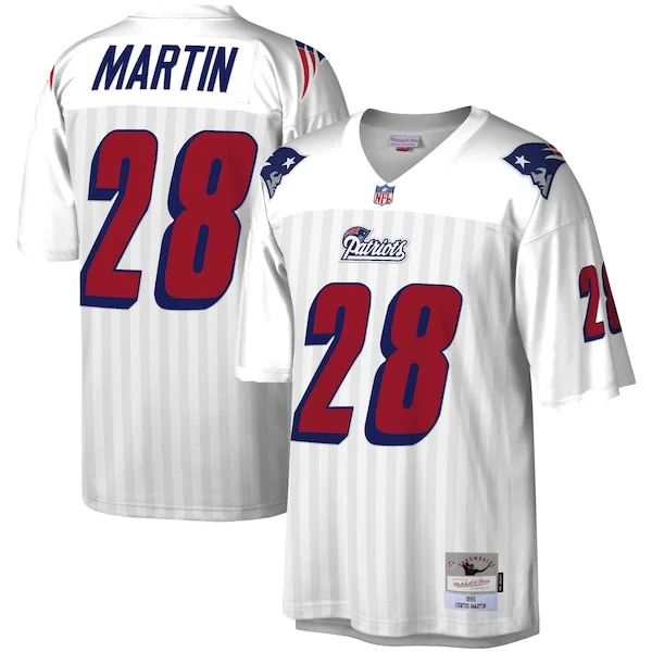 Pro-Level NE Patriots Replica Jersey - White | NFL Fan Apparel