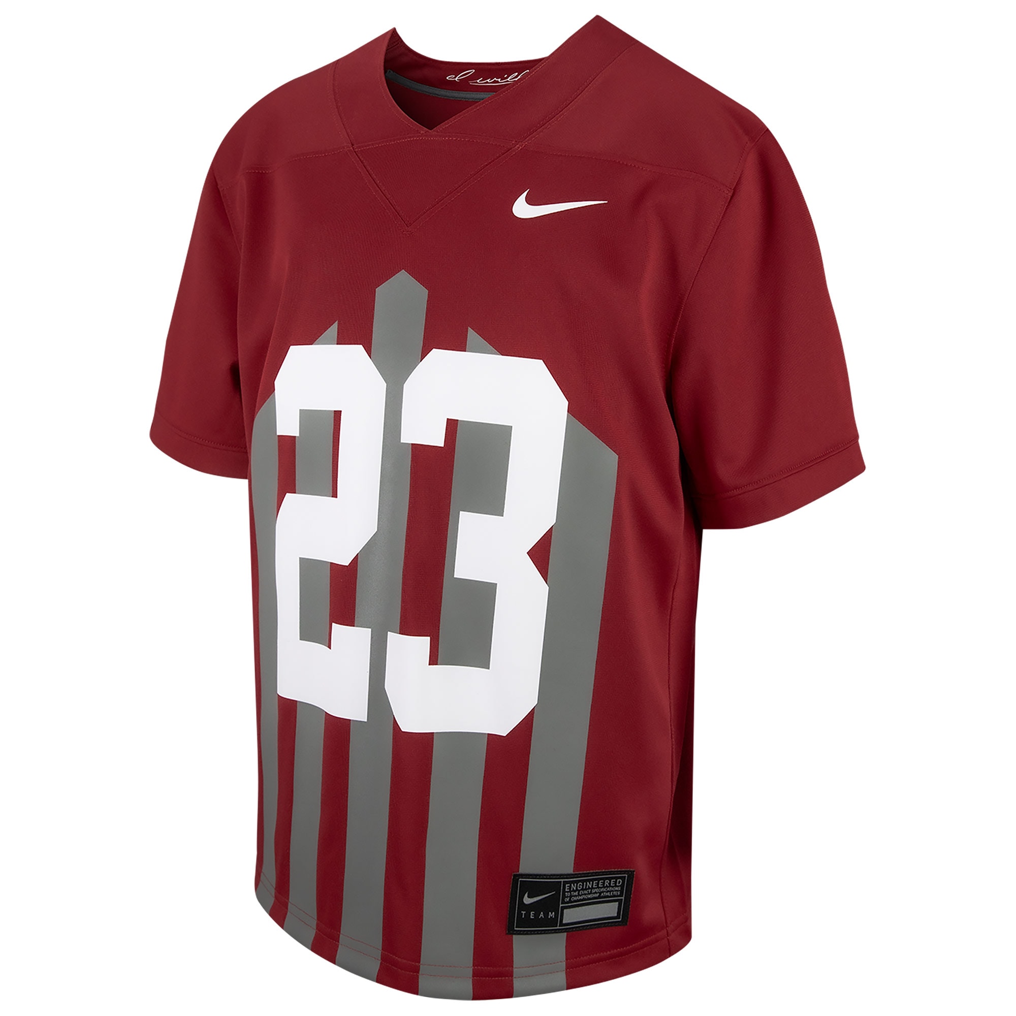 # Iowa State Cyclones Youth Football Game Jersey - Cardinal