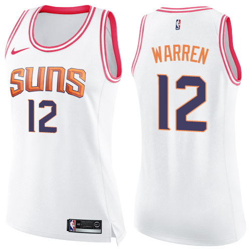 White PHX Phoenix Suns #12 Nike Performance Jersey NBA Fan Apparel