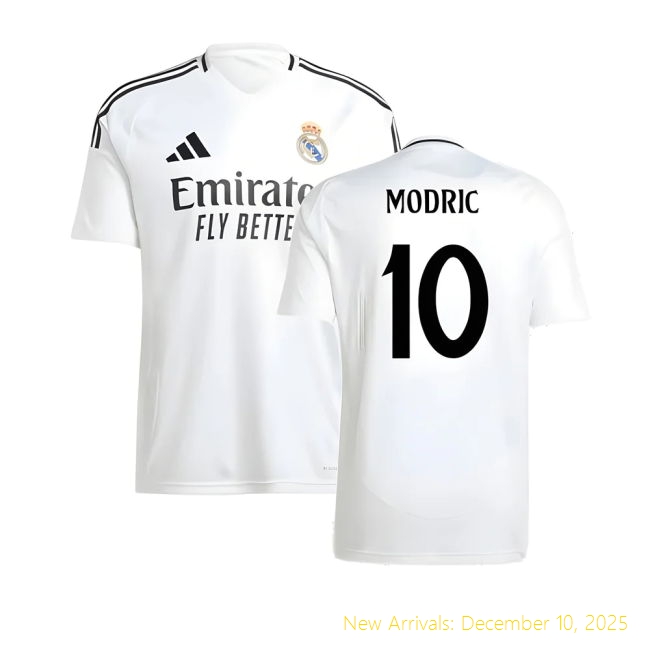 2024-2025 Real Madrid Home Shirt - Authentic Game Day (Modric 10)