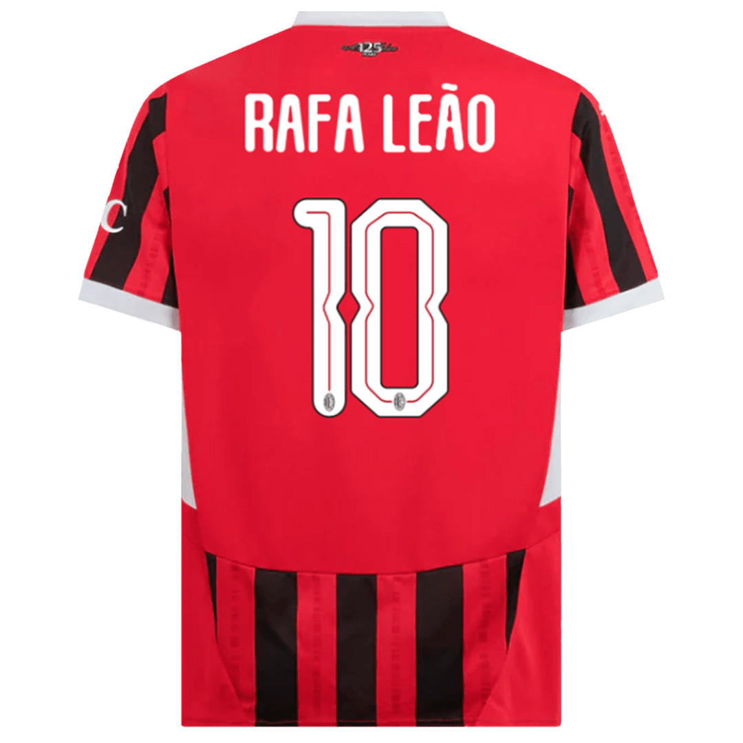 AC Milan 2425 Home Shirt RAFALEAO 10 - UCL Font - Official Replica