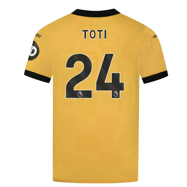 Legendary EPL Shirt - 2025-2026 WOL Home Stretchable Toti 24 Adul#246