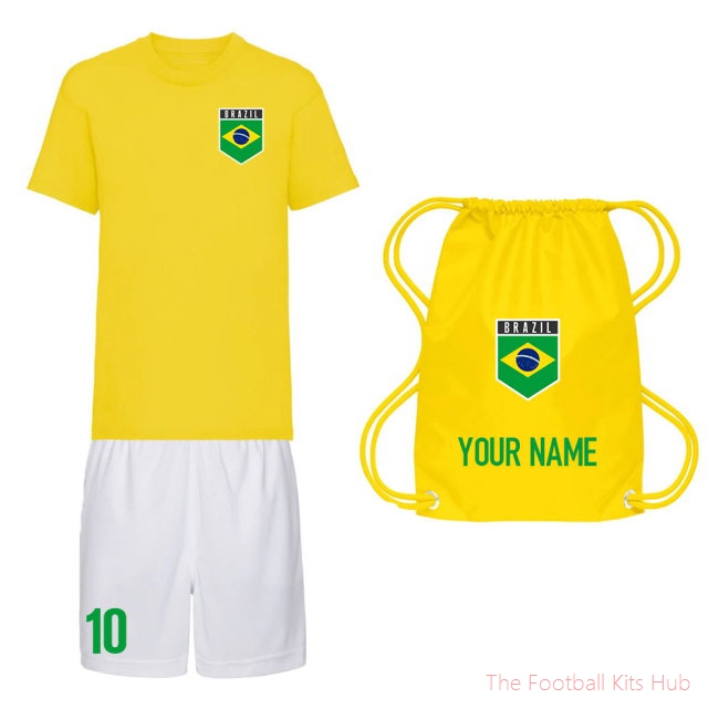 Men Personalised Brazil Training Kit Package