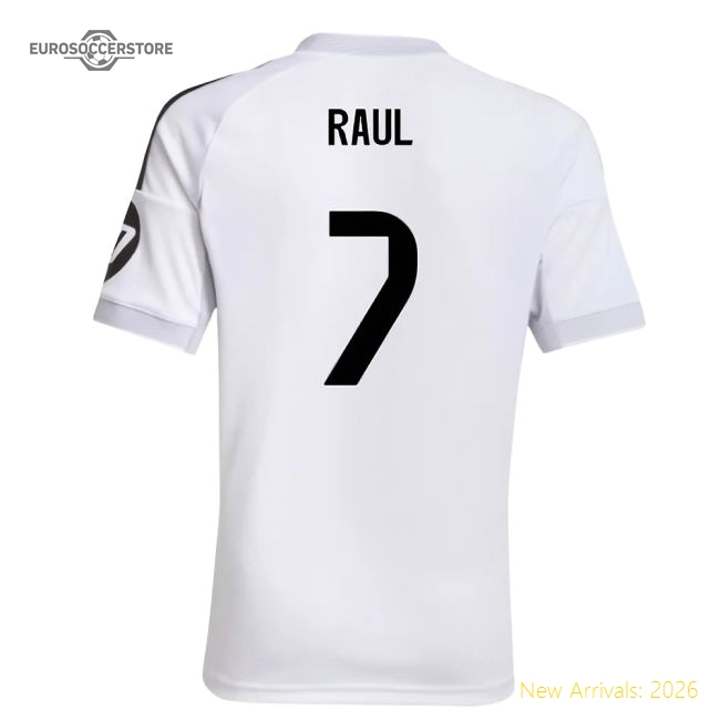 Fan-Favorite 2025-2026 Real Madrid Home Shirt (Kids) (Raul 7)