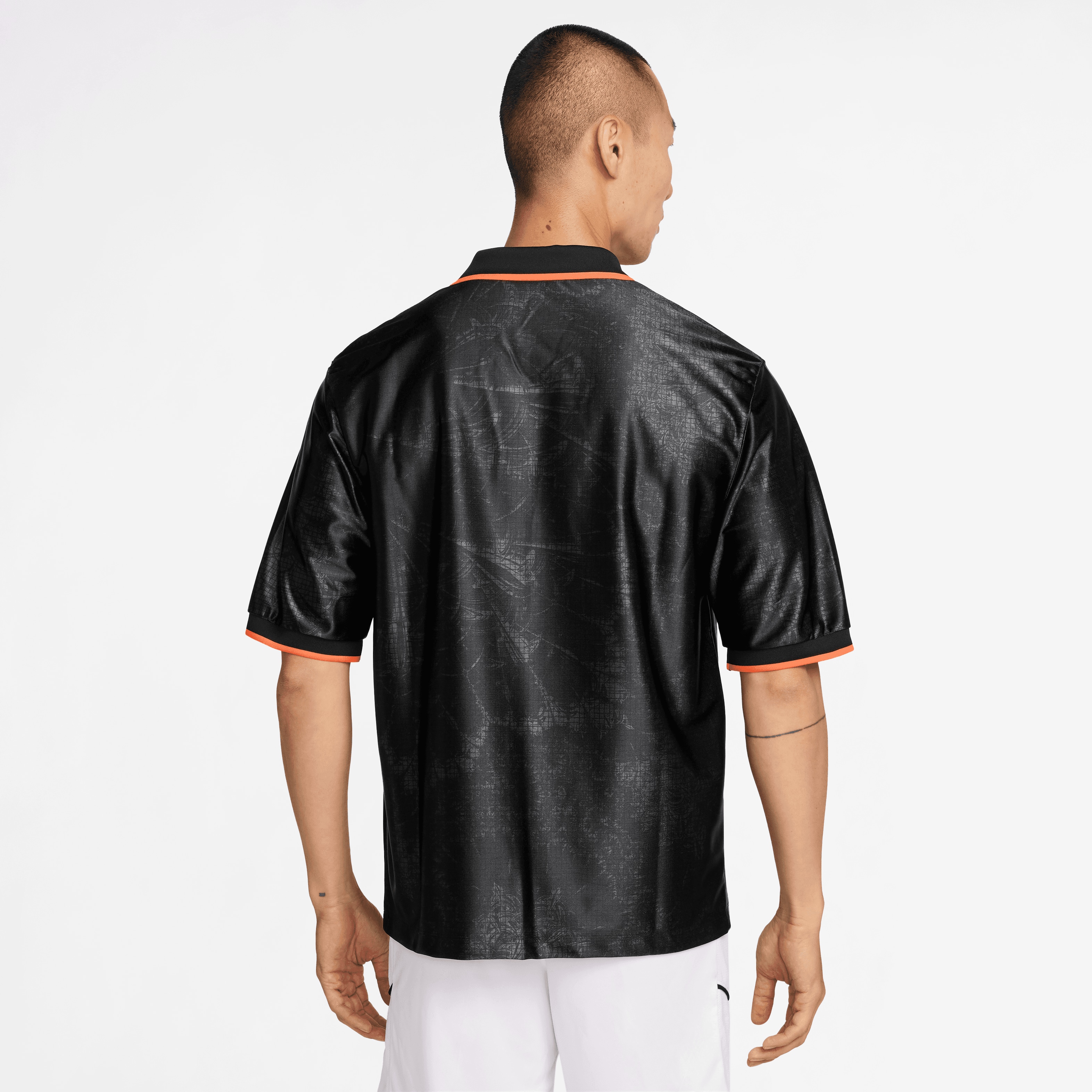 [SJH] Netherlands National Team Dri-FIT Energy Lifestyle Jersey - Black