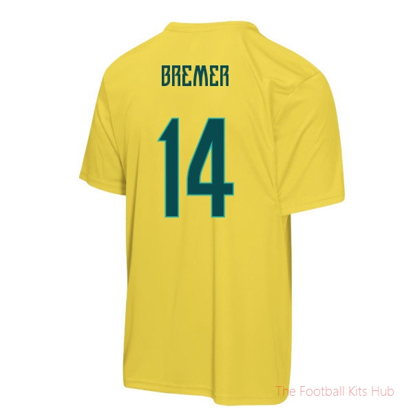 Fan Edition Brazil 2026 World Cup T-Shirt (Kids) (Bremer 14)