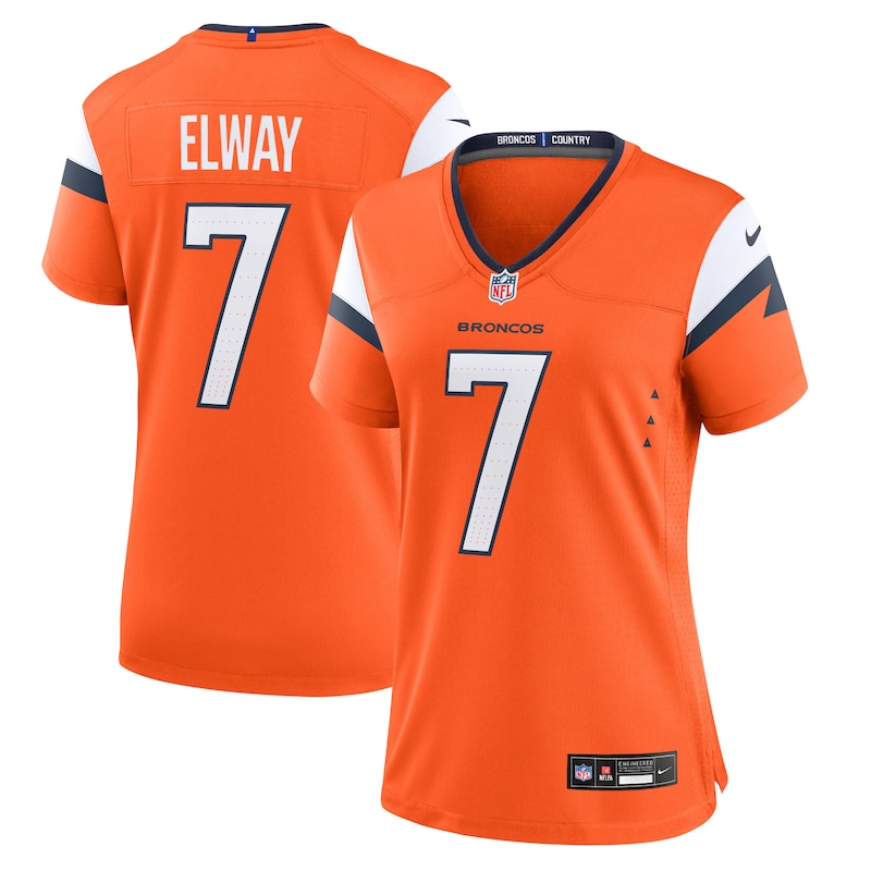 None John Elway Denver Broncos Fan Favorite Team Authentic Jersey