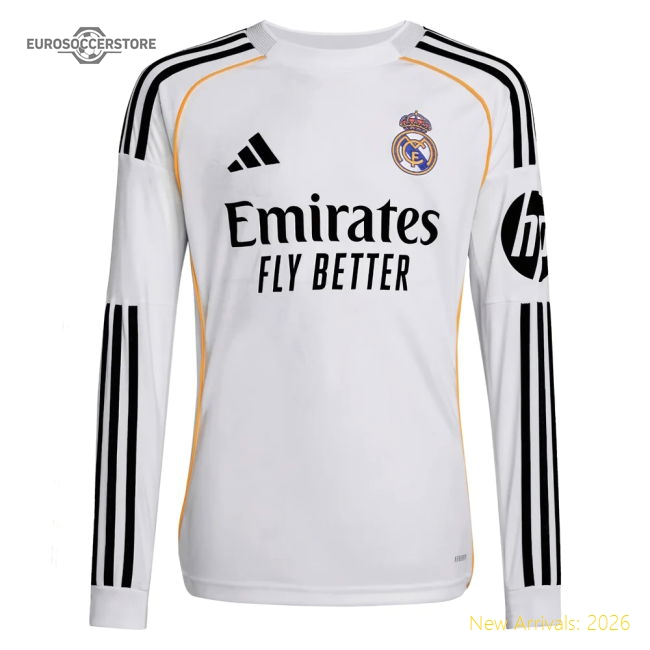 Premium Real Madrid Home Beckham Jersey 2025-2026 Moisture-wicking