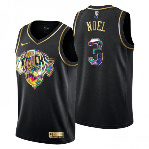Nuggets Black York Knicks #3 Jersey - Basketball Jersey