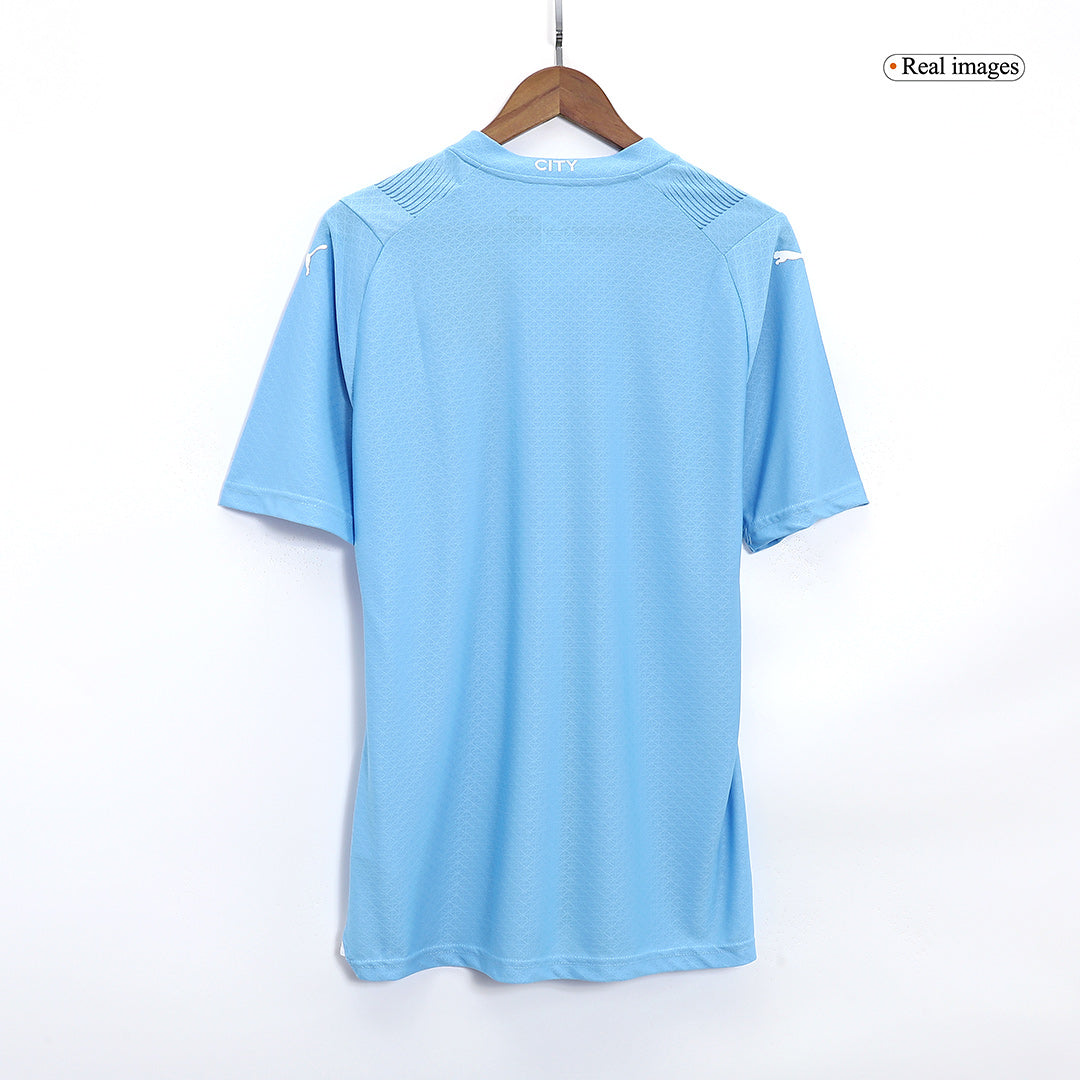 Player Version Manchester City Home Soccer Jersey 2023/24Authentic Kit