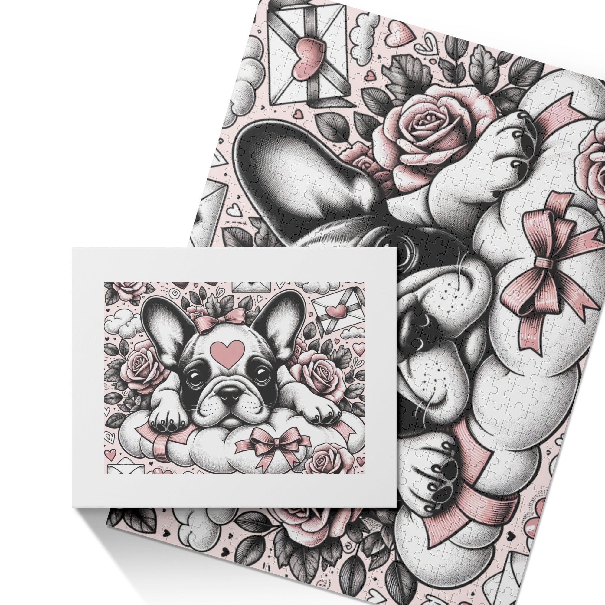 French Bulldog Mia 500 Piece Wooden Puzzle Essential Dog Supply