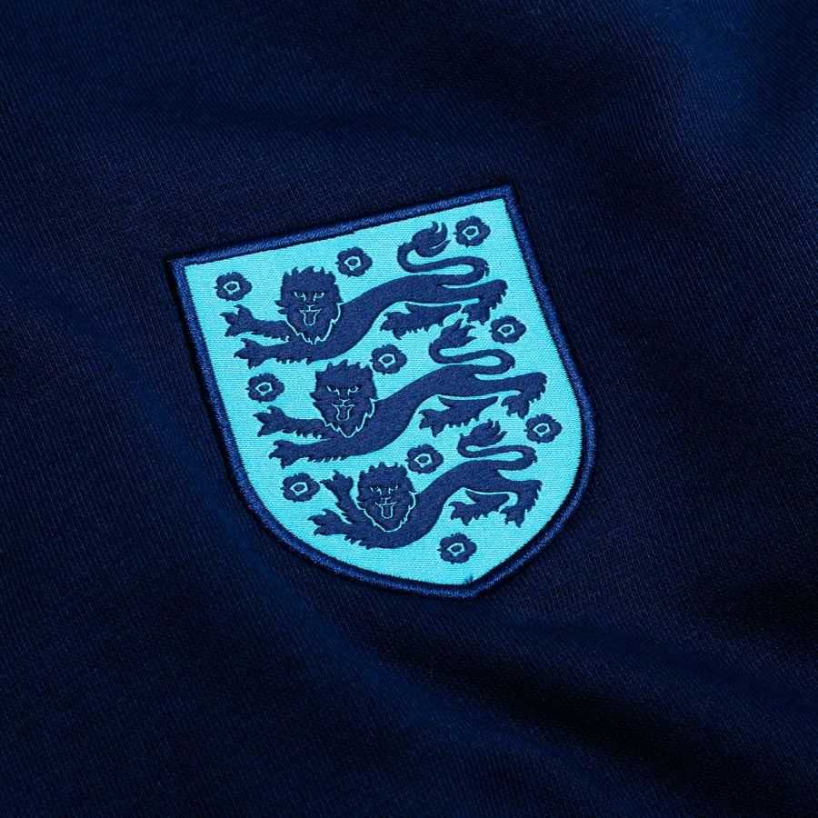 England Hoodie Fleece Travel - Blue Void/Blue Fury