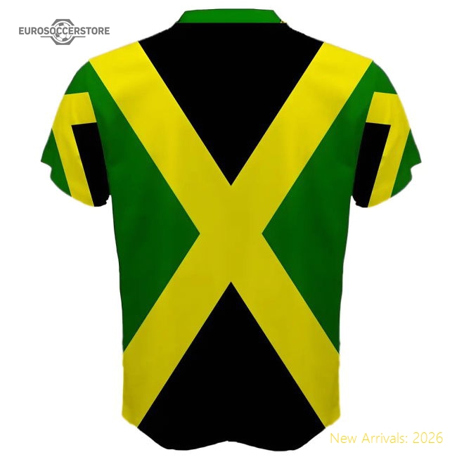 Top Jamaica Flag 20242025 Regular Shirt () Slim Contemporary