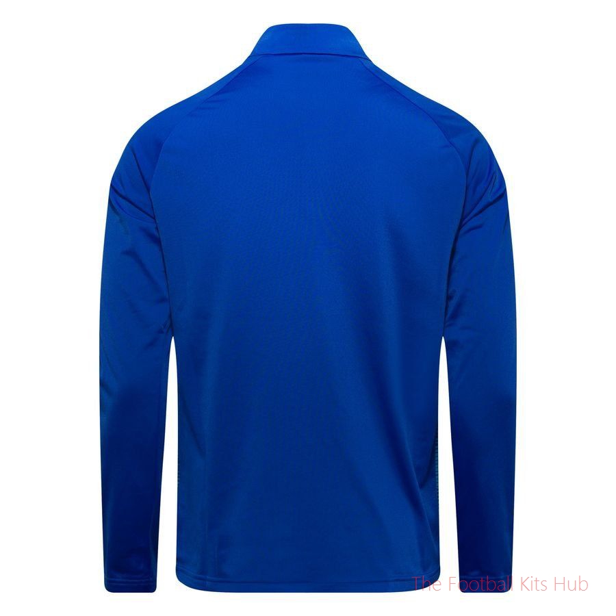 Marseille Training Shirt 1/4 Zip - Royal Sapphire/Team Aqua
