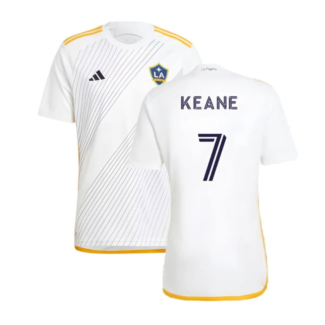 La Galaxy Mls Keane Authentic Jersey Drycell Stretchy Mls Authentic