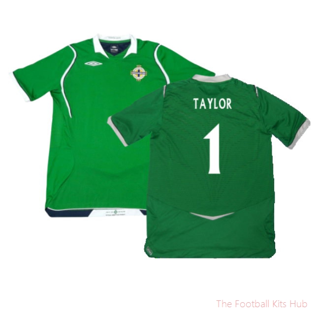 Northern Ireland 2008-09 Home Shirt (Excellent) (Taylor 1)