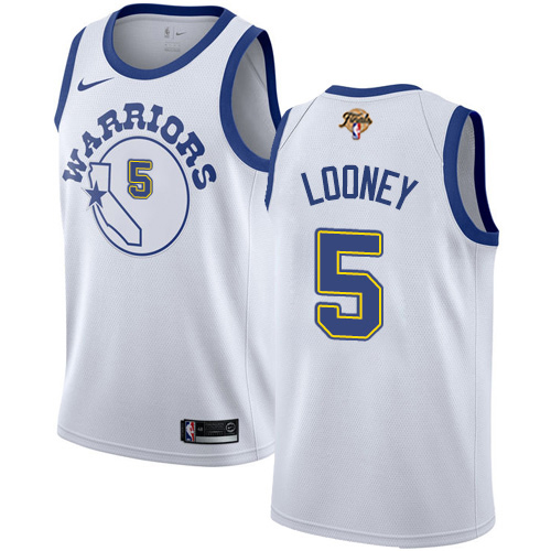 Nike Warriors White State Warriors #5 Jersey - Basketball Jersey