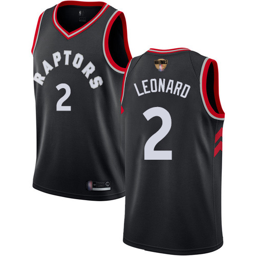LAC Black Nike K. Leonard #2 NBA Jersey Basketball Jersey Game Day Wear